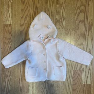 Baby GAP Baby Brannan Bear Sweater 18-24 Months Milkshake Pink